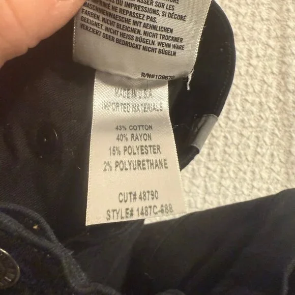 Citizens of Humanity Rocket crop high rise skinny jeans Black Size 29 - Picture 9 of 9